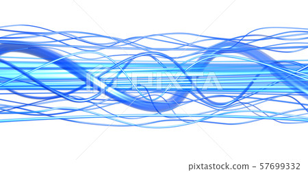 Line image expressed with a smooth curve 57699332