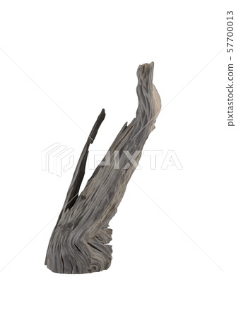 Carved sculpture of bog oak on a white background. 57700013
