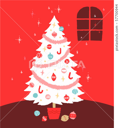 White Christmas tree 2 57700944