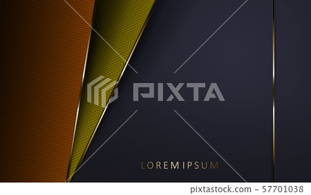 Abstract dark composition with corrugated frames and stripes in a golden hue Abstract dark composition with corrugated frames and stripes in a golden hue 57701038
