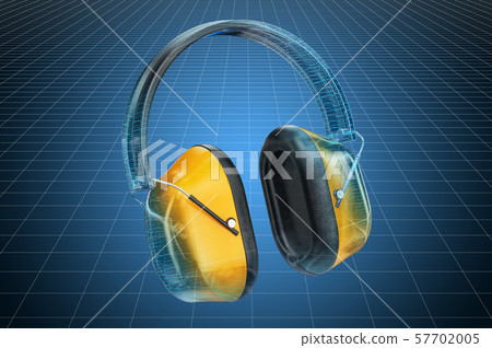 3d cad model of Standard Ear Defenders 57702005