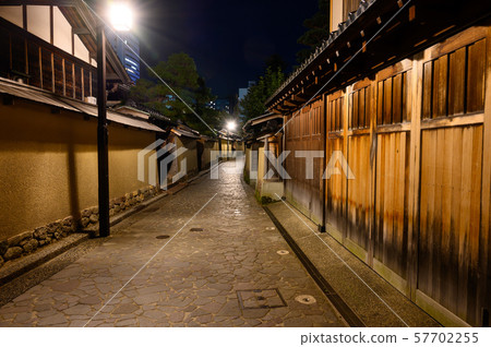 Nagamachi, Kanazawa-shi, Ishikawa / Night view of Nagamachi samurai residence Nagamachi, Kanazawa-shi, Ishikawa / Night view of Nagamachi samurai residence 57702255