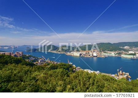 Nagasaki City from the Nabekanzan Observatory Nagasaki City from the Nabekanzan Observatory 57703921