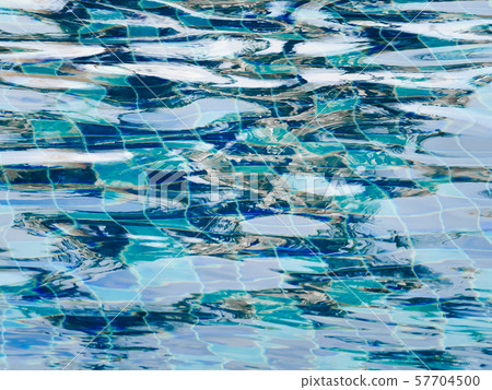 Background of rippled water in swimming pool. Background of rippled water in swimming pool. 57704500