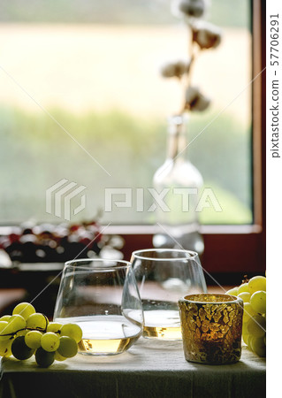Cheese, grapes and wine Cheese, grapes and wine 57706291
