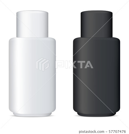 Vector Bottle Set. Cosmetic Shampoo Package Mockup Vector Bottle Set. Cosmetic Shampoo Package Mockup 57707476