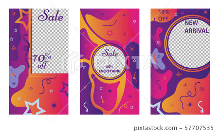 Instagram Story Promo Sale Template. Banner Pack. Instagram Story Promo Sale Template. Banner Pack. 57707535