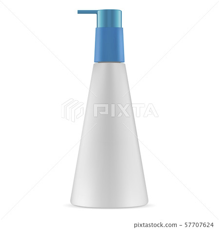 Bottle Pump Dispenser. Plastic Cosmetic Mockup. Bottle Pump Dispenser. Plastic Cosmetic Mockup. 57707624