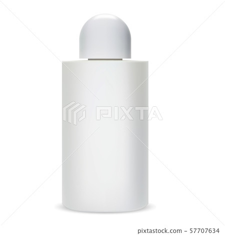 Shampoo Bottle. Glass Cosmetic Package Mockup. Shampoo Bottle. Glass Cosmetic Package Mockup. 57707634