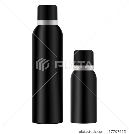 Air Spray Freshener Bottle. Cosmetic Tin Mockup. Air Spray Freshener Bottle. Cosmetic Tin Mockup. 57707635