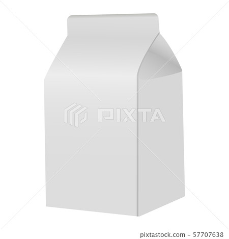 Milk Pack. White Paper Package Template Blank. Milk Pack. White Paper Package Template Blank. 57707638