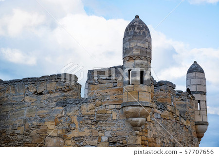 View of Yeni-Kale fortress on shore of Kerch Strait in Crimea View of Yeni-Kale fortress on shore of Kerch Strait in Crimea 57707656