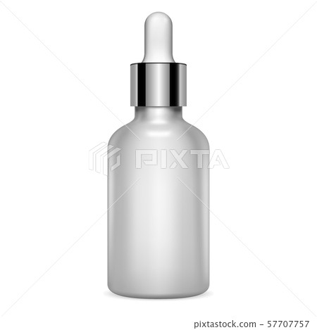Dropper Serum Bottle. Essential Vial 3d Mockup. 57707757