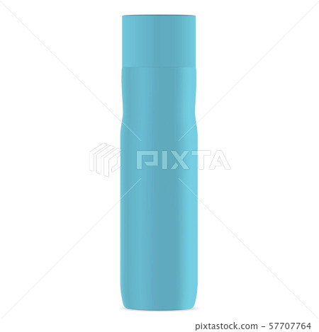 Deodorant Spray Bottle. Blue Aerosol Tube Mockup. 57707764