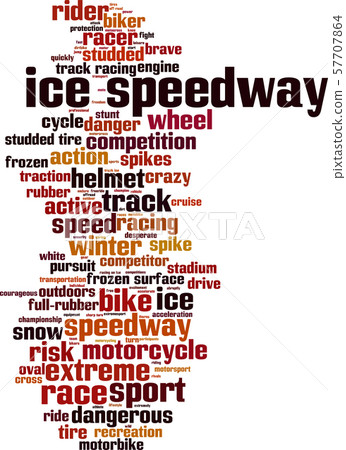 Ice speedway word cloud 57707864