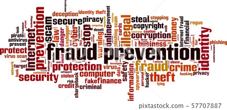 Fraud prevention word cloud 57707887