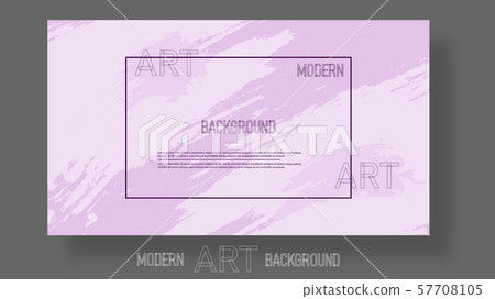 Grunge Brush Background. Paint Splash Art Banner 57708105