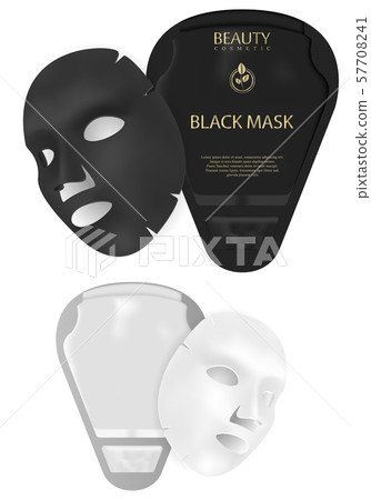 Facial Mask. Cosmetic Mask Sheet Beauty Product 57708241