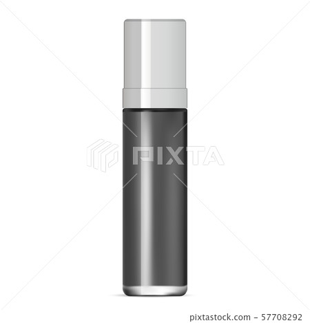 Glass Cosmetic Bottle. Cosmetic Product Mockup Glass Cosmetic Bottle. Cosmetic Product Mockup 57708292