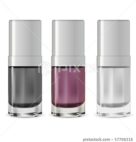 Nail Polish Bottle. Serum Container. Vector Design Nail Polish Bottle. Serum Container. Vector Design 57708318