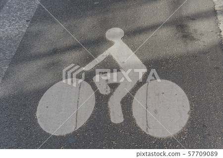 Bicycle sign 57709089