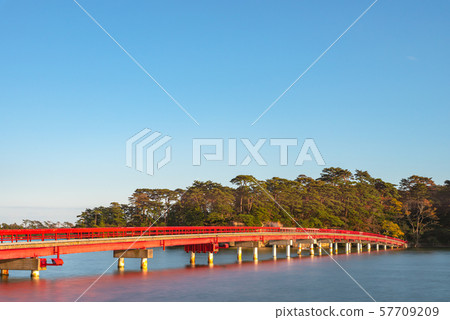 日本松島福島島福浦橋觀光三景 57709209