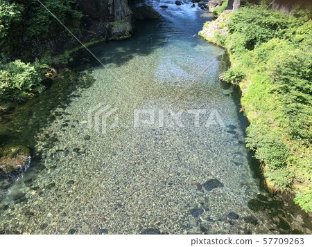 日光東照宮附近的清爽河 57709263