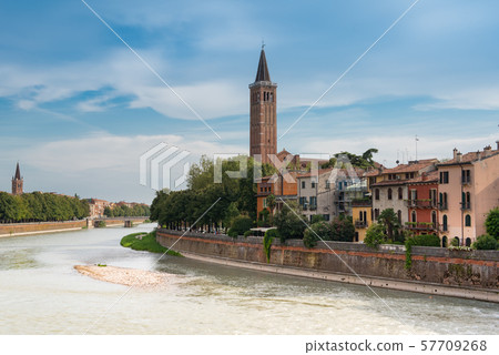世界文化遺產維羅納都市風景意大利 57709268