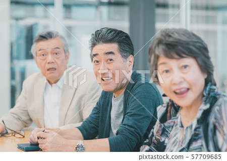 senior citizen, senior, elder 57709685