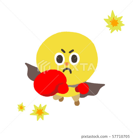 Attacking good bacteria Hand-drawn character illustration Attacking good bacteria Hand-drawn character illustration 57710705
