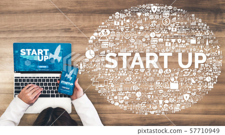 Start Up Business of Creative People Concept Start Up Business of Creative People Concept 57710949