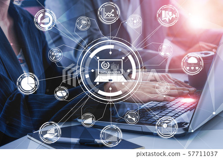 Data Analysis for Business and Finance Concept. Data Analysis for Business and Finance Concept. 57711037