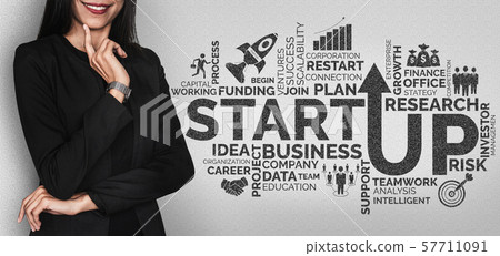Start Up Business of Creative People Concept Start Up Business of Creative People Concept 57711091