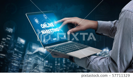 Marketing of Digital Technology Business Concept Marketing of Digital Technology Business Concept 57711329