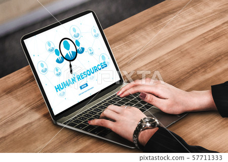 Human Resources and People Networking Concept 57711333