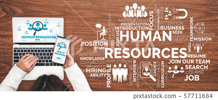 Human Resources and People Networking Concept 57711684