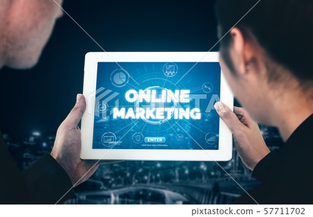Marketing of Digital Technology Business Concept Marketing of Digital Technology Business Concept 57711702