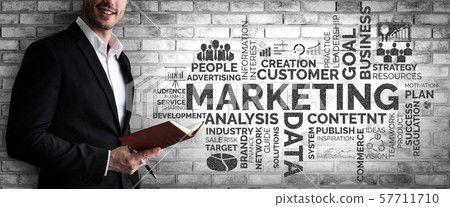 Marketing of Digital Technology Business Concept Marketing of Digital Technology Business Concept 57711710