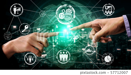 KPI Key Performance Indicator for Business Concept. 57712007
