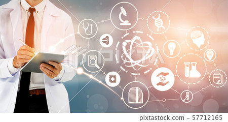 Doctor with Medical Healthcare Research Concept 57712165