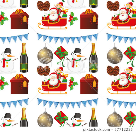 Seamless background design with christmas theme Seamless background design with christmas theme 57712255