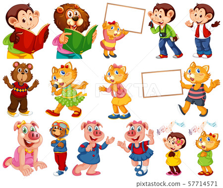 Animals acting in human-like actions and poses Animals acting in human-like actions and poses 57714571