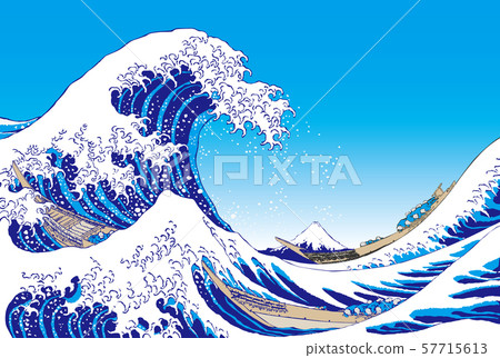 Katsushika Hokusai image神奈川海岸的明亮版 Katsushika Hokusai image神奈川海岸的明亮版 57715613