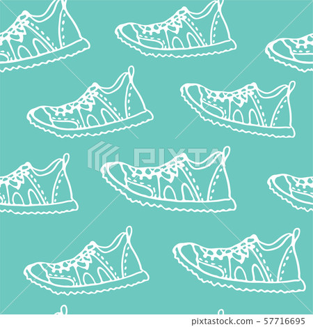 Run motivation background. Seamless sport pattern. Run motivation background. Seamless sport pattern. 57716695