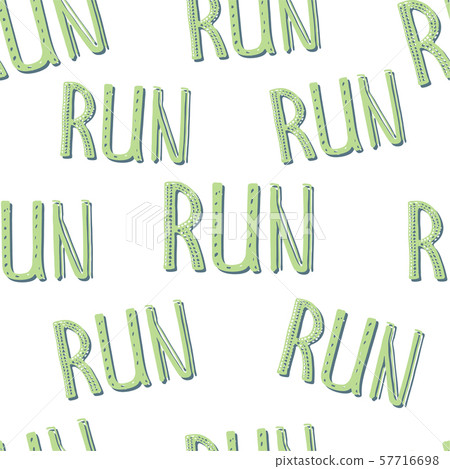 Run motivation background. Seamless sport pattern. Run motivation background. Seamless sport pattern. 57716698