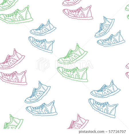 Run motivation background. Seamless sport pattern. Run motivation background. Seamless sport pattern. 57716707