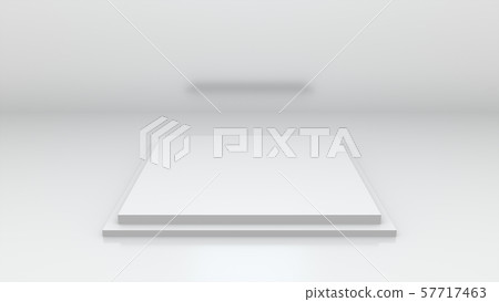 3d rendering computer generated abstract background in a white studio 57717463