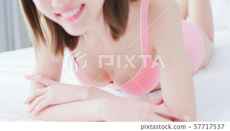 beauty asian woman with bra 57717537