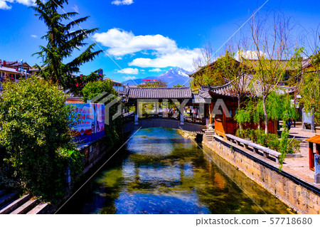 中國雲南麗江古城 中國雲南麗江古城 57718680