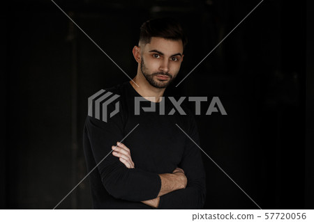 Young handsome businessman man with hairstyle Young handsome businessman man with hairstyle 57720056